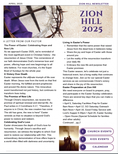 The Messenger Newsletter